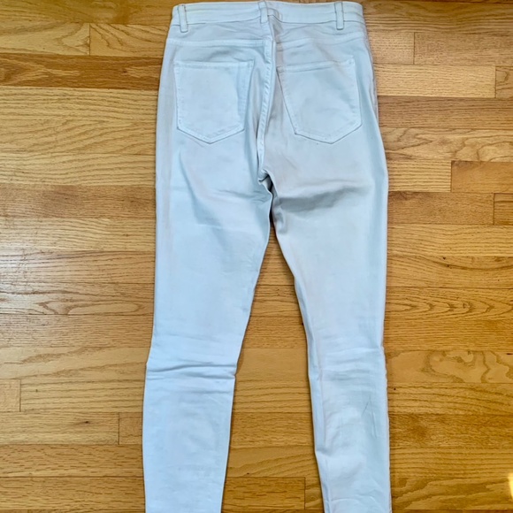 White Distressed Skinny Jeans - Picture 4 of 7